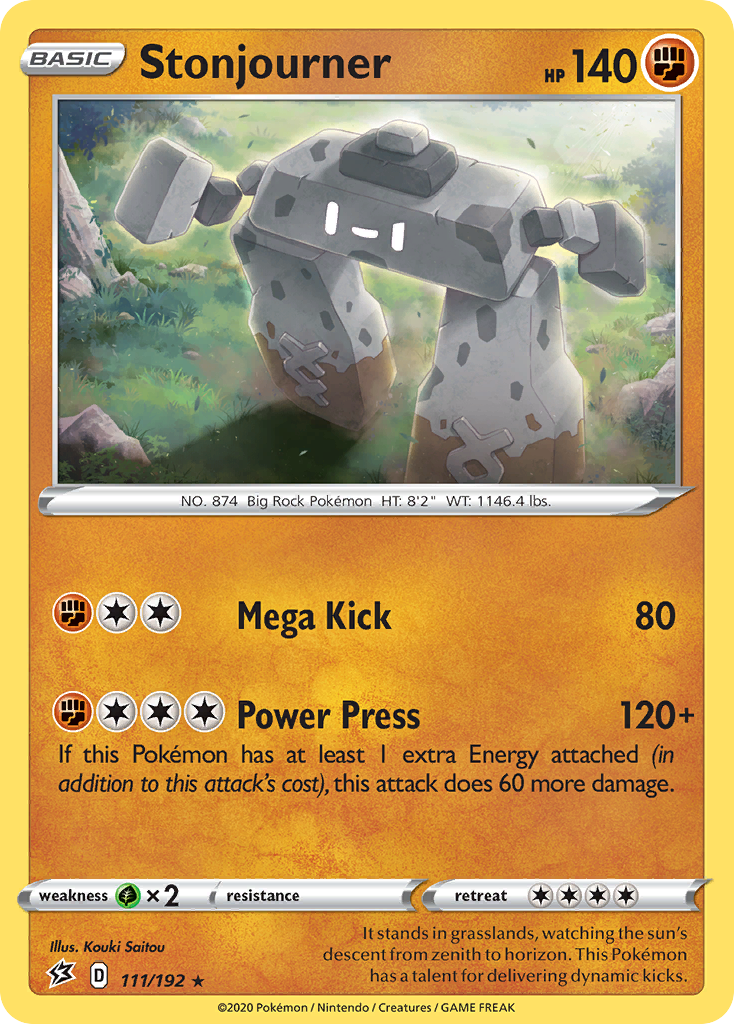 Rebel Clash Non - Holo Stonjourner #111/192